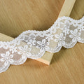 Small Floral Stretch Lace Trim 5 cm — fabric photo 5