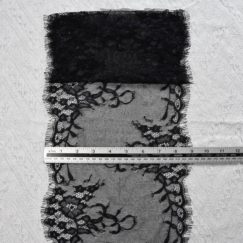 Ruffled Stretch Lace Trim 23.5 cm