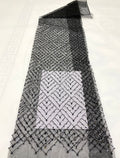 Square Bead & Sequin Embroidered Fabric — fabric photo 6