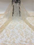 Beaded Sequin Embroidery Fabric for Dresses — fabric photo 6