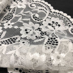 Floral Corded Wide Lace Trim 18 cm — fabric photo 4