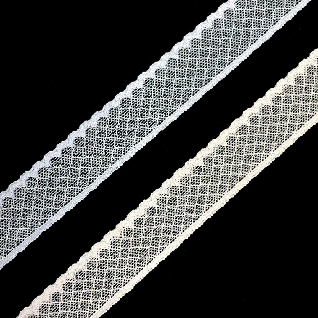 Narrow Stretch Lace Trim 2.6 cm — fabric photo 3