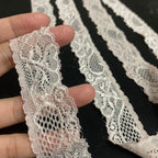 Raised-Texture Stretch Lace Trim 3 cm