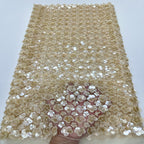 Floral 3–12mm Sequin Combination Embroidery