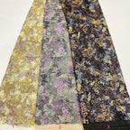 Geometric Mixed-Size Sequin Embroidered Fabric