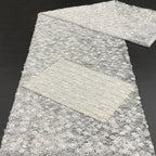 Laser Floral Beaded Sequin Lace — fabric photo 2