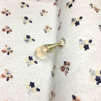 Fine Mesh Embroidery with Silver Beads and 4 mm Sequins
