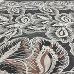 Milk-Silk Bead and Sequin Embroidered Bridal Fabric — fabric photo 2