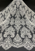 Dense Sequin Embroidered Bridal Fabric — fabric photo 6