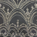 Sequin & Bubble-Bead Embroidered Bridal Fabric – Design 31391 — fabric photo 5