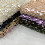 Chiffon Bead with 9–18mm Sequin Embroidery