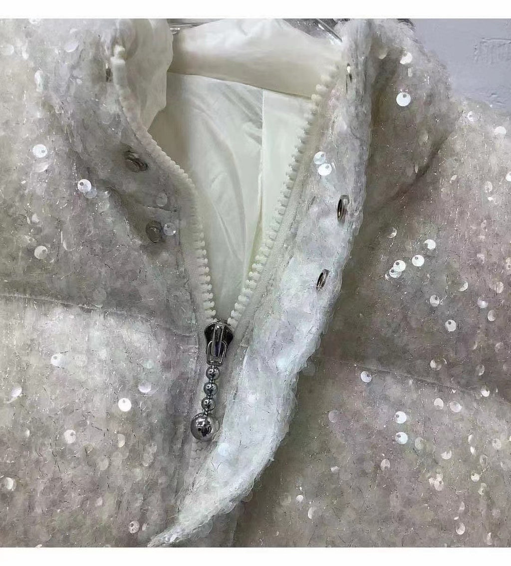 Decorative Embroidery Irregular Mesh Fabric — fabric photo 2