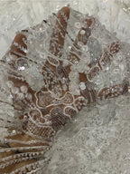 Heavy 3D 3/7 mm Sequin & Triple-Bead Embroidered Bridal Fabric — fabric photo 3