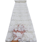 Allover Embroidered Water-Soluble Guipure Lace Fabric — fabric photo 4
