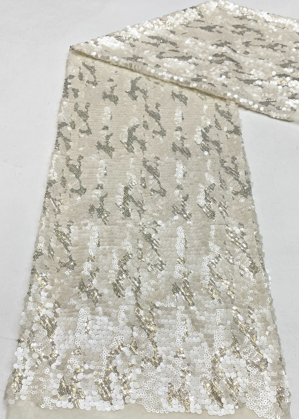 Multicolor 3/5/9mm Sequin Embroidered Mesh — fabric photo 6