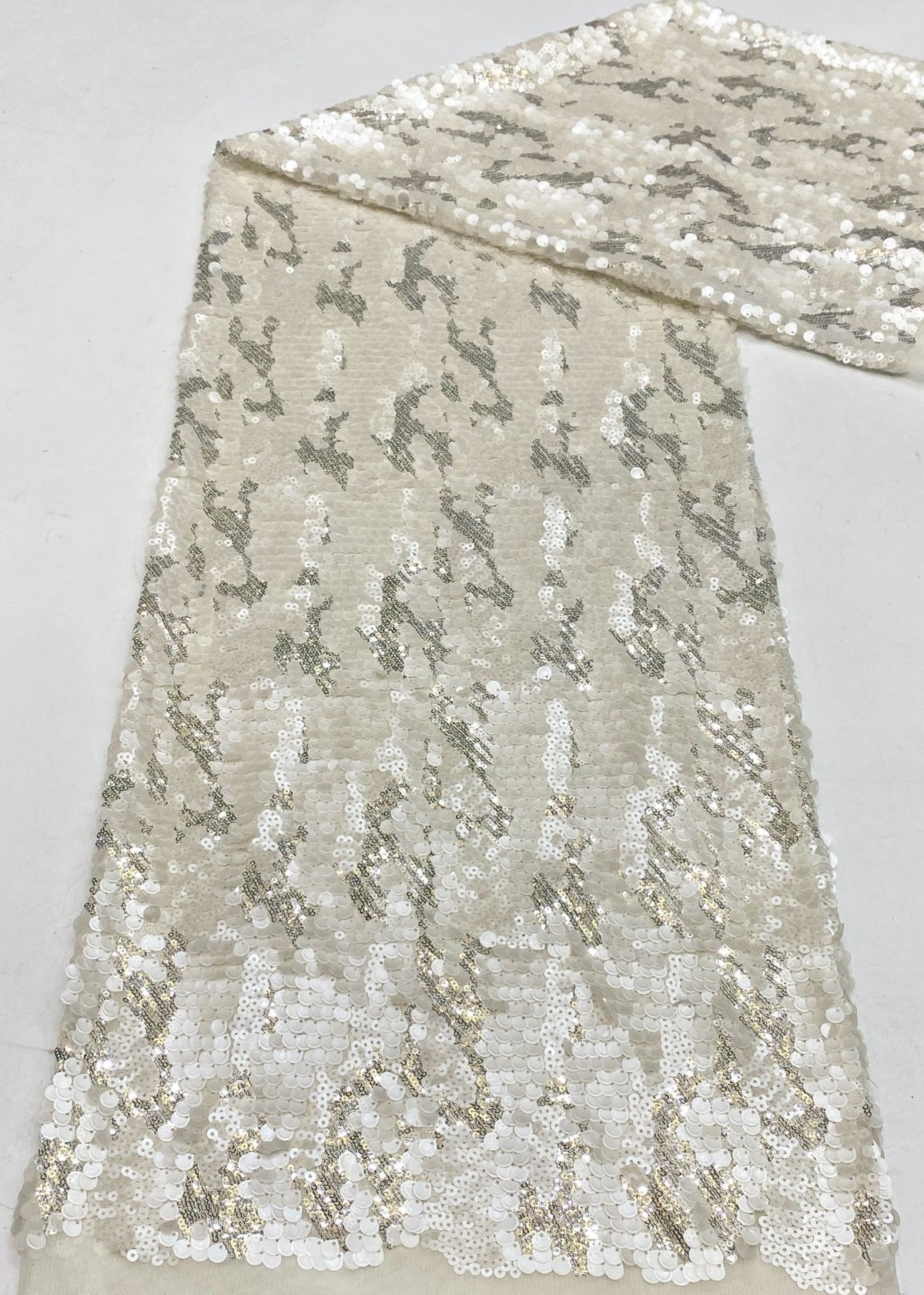 Multicolor 3/5/9mm Sequin Embroidered Mesh — fabric photo 6
