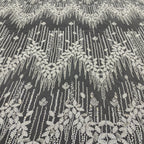 Sequin & Bugle-Bead Embroidered Bridal Fabric – Design 16063 — fabric photo 3