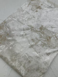 Vintage Umbrella 3D Embroidery Velvet - Elegant for Coats & Evening Gowns