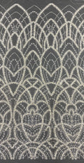 Heavy Bead Foam Sequin Embroidered Fabric — fabric photo 6