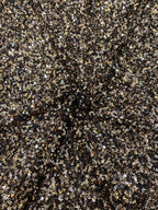 Multicolor 3 mm Sequin Embroidered Stretch Mesh Fabric — fabric photo 5