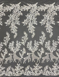 Sequin Embroidered Bridal Fabric – Design 62591 — fabric photo 6