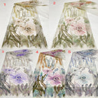 Botanical Sequin & Printed Bridal Fabric – Design 11935 — fabric photo 2