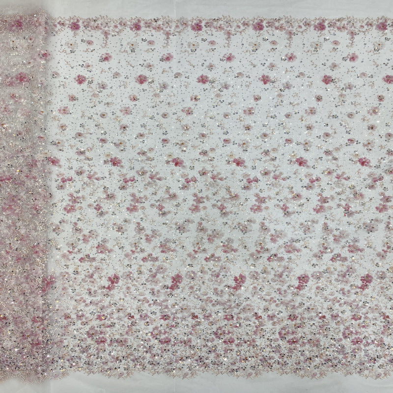 Laser Printed Bead Sequin Fabric — fabric photo 4