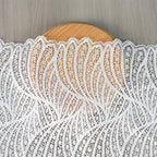 Geometric Stretch Nylon Lace Trim 17 cm — fabric photo 3