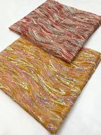 Colorful Laminated Sequin Embroidery Fabric — fabric photo 5
