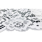 Leaf Double-Scallop Stretch Nylon-Spandex Lace Trim — fabric photo 4
