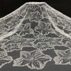 Heavy Foam Bead Sequin Fabric for Wedding Gowns