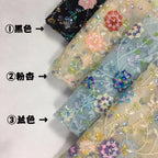 Colorful Sequin Bead Embroidery Fabric for Dresses — fabric photo 4