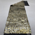 Two-Tone 9 mm Sequin Embroidered Bridal Fabric — fabric photo 3