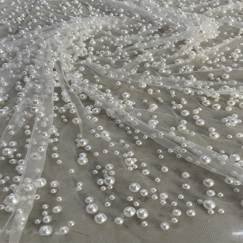 Oversized Foam Bead Embroidery for Gowns
