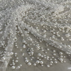 Oversized Foam Bead Embroidery for Gowns