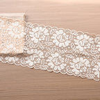 Double-Scallop Wide Stretch Lace Trim 15 cm — fabric photo 2