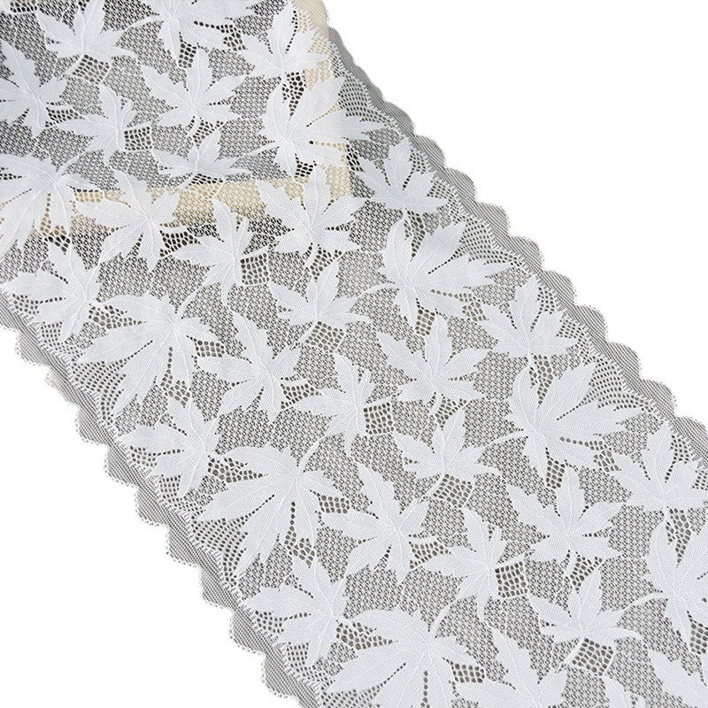 Maple Leaf Wide Lace Trim 24 cm — fabric photo 4