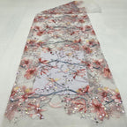 Ethnic-Style Bead Sequin Embroidery Fabric — fabric photo 2