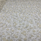 Botanical Sequin Embroidered Bridal Fabric – Design 52831 — fabric photo 2
