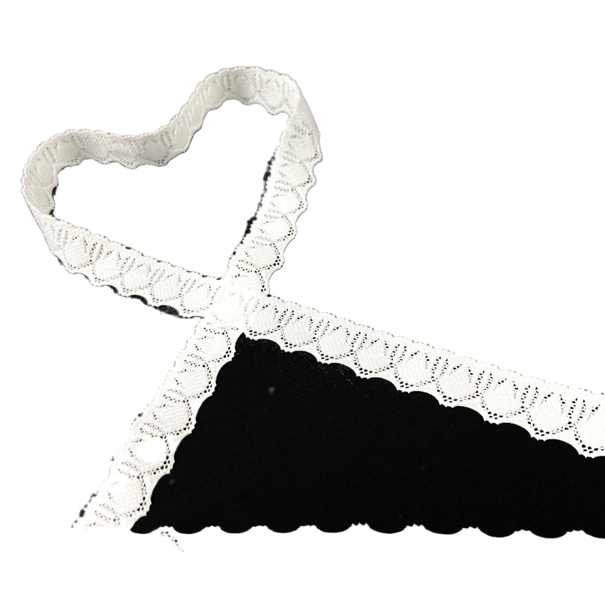 Small Floral Stretch Lace Trim — fabric photo 4