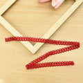 Small Floral Stretch Nylon Lace Trim — fabric photo 5