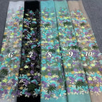 Multicolor Embroidered Bridal Fabric – Design 29087 — fabric photo 3