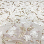 Sequin Embroidered Bridal Fabric – Design 27199 — fabric photo 3