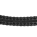 Ruffled Knitted Stretch Lace Trim 3.2 cm — fabric photo 4
