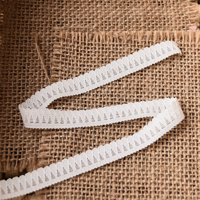 Narrow Stretch Lace Trim 1.1 cm — fabric photo 2