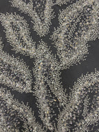 3D Heavy Double Bead & 3/4mm Sequin Fabric — fabric photo 3