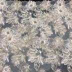 Water-Soluble Embroidered Lace Trim 14 cm — fabric photo 2