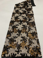 Stretch 5 mm Sequin Embroidered Stretch Mesh Fabric – Design 34719 — fabric photo 6