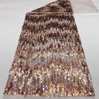 Multicolor Sequin Embroidered Bridal Fabric – Design 08063
