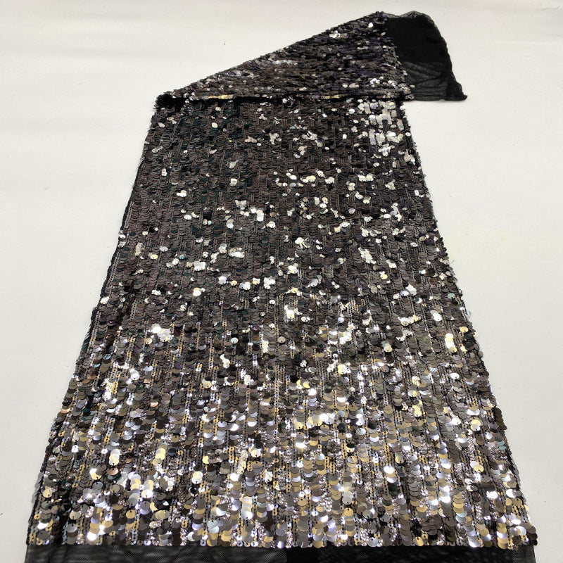Stretch Mesh with 5/7/9 mm Shell-Shape Sequins